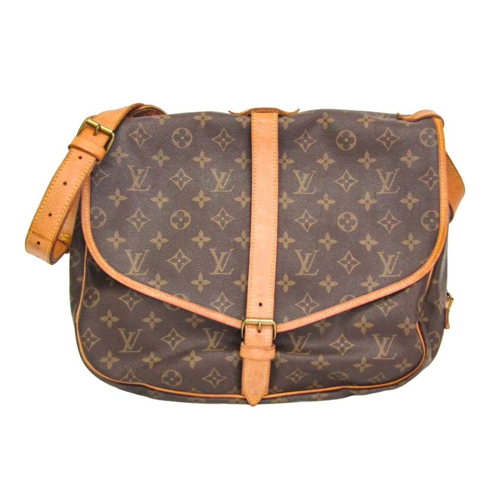 Louis Vuitton Monogram Saumur 35 M42254 Women,Men Shoulder Bag Monogram